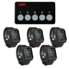 Calling System for Kitchen: Hand pagers + Call transmitter - 5x APE6800 + APE350