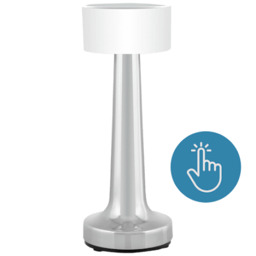 LWC400S - drahtlose Tischlampe - Silber